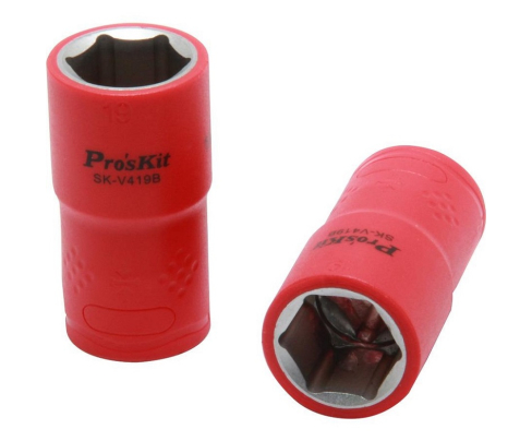Торцовая головка изолированная 1/2" 19 мм Proskit SK-V419B