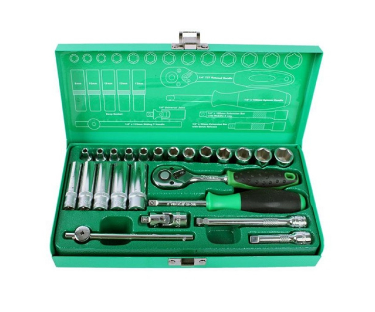 Набор торцовых ключей 1/4" ProsKit SK-22401M