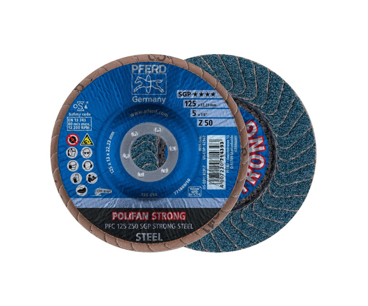 Круг шлифовальный Pferd PFC 125 Z 50 SGP STRONG STEEL