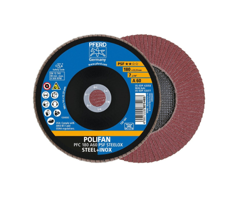 Круг шлифовальный Pferd PFC 180 A 60 PSF STEELOX