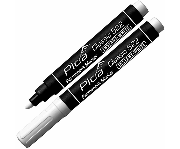 Маркер перманентный белый Instant-White Pica 522/52