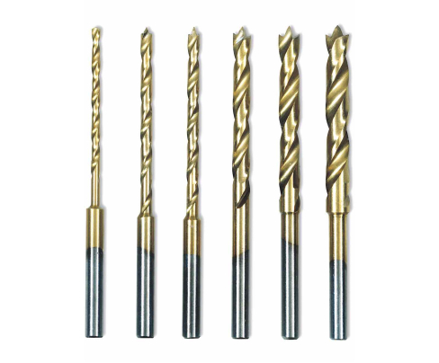Набор спиральных сверл с направляющим центром 6 штук Proxxon 28876