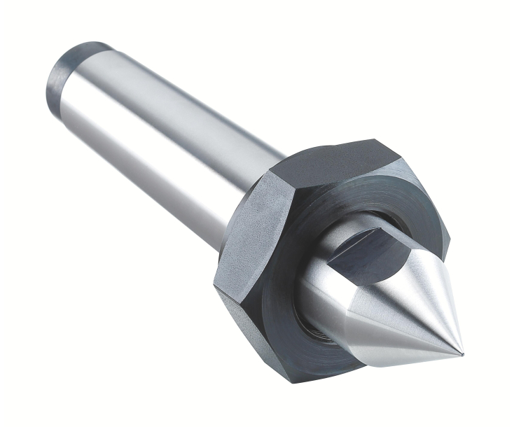 Цельный центр, крепление MK 3, аналогично DIN 807, с полным острием, оттяжная гайка+SW Röhm 005654