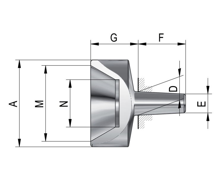 Сменные пластины для вращающихся центров, размер 104, A для бесцентровых заготовок Röhm 070708