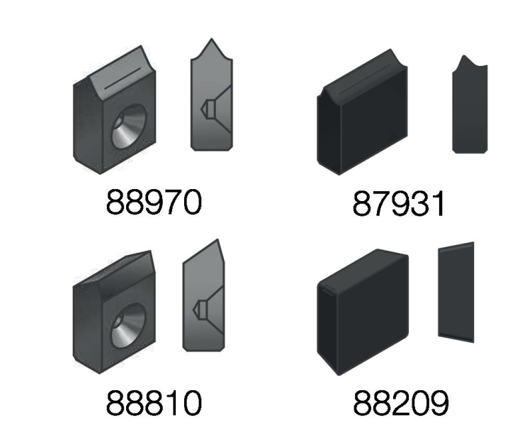 Диски приводные твердосплавные, размер 9,5x3,2, правого и левого вращения Röhm 087931