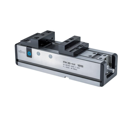 Компактные тиски NC-RKE-M, ширина губок 160, со ступенчатыми губками Röhm 182139