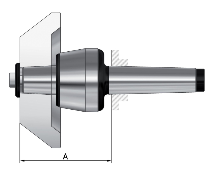 Вращающийся центрирующий конус, крепление MT 6, размер 114, сменный, 75° Röhm 304564