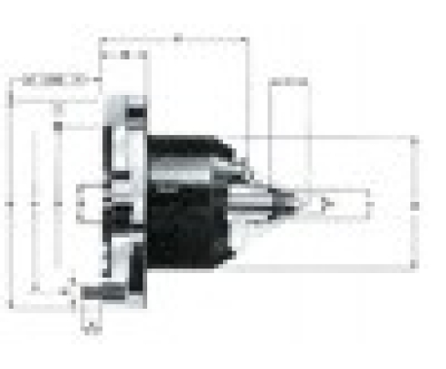 Патрон постоянного зажима с механическим приводом CoK 142 MM M10 Röhm 313900
