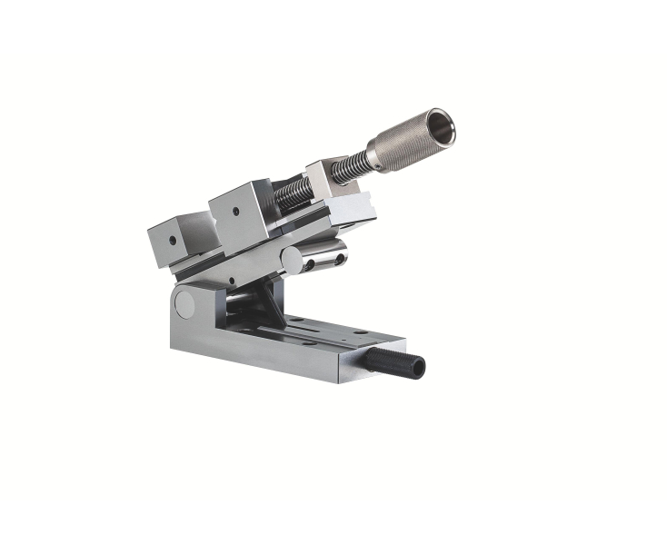 Прецизионные тиски PS-SV, размер 1, ширина губок 70, передняя поворотная ось Röhm 370778