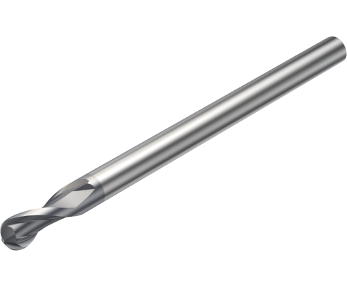 Цельнотвёрдосплавная концевая сферическая фреза для профильной обработки Sandvik R216.42-06030-AQ09G P10