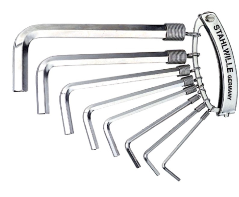 Набор метрических штифтовых ключей HEX 10760CV R/8 Stahlwille 96431521, 8 пр.