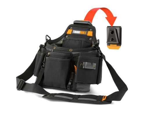 Сумка строителя поясная с плечевым ремнем TOUGHBUILT TB-CT-106