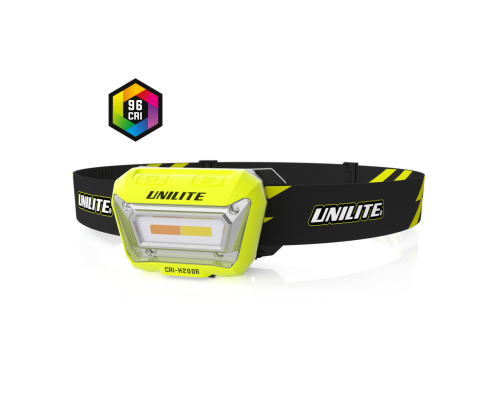 Фонарь налобный 200 Lm UNILITE CRI-H200R