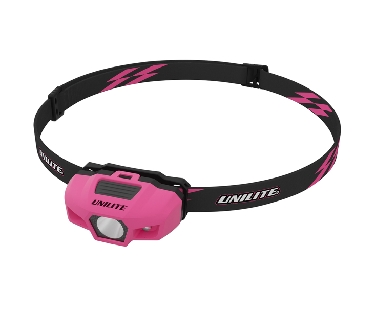 Фонарь налобный спортивный UNILITE SPORT-H1 розовый