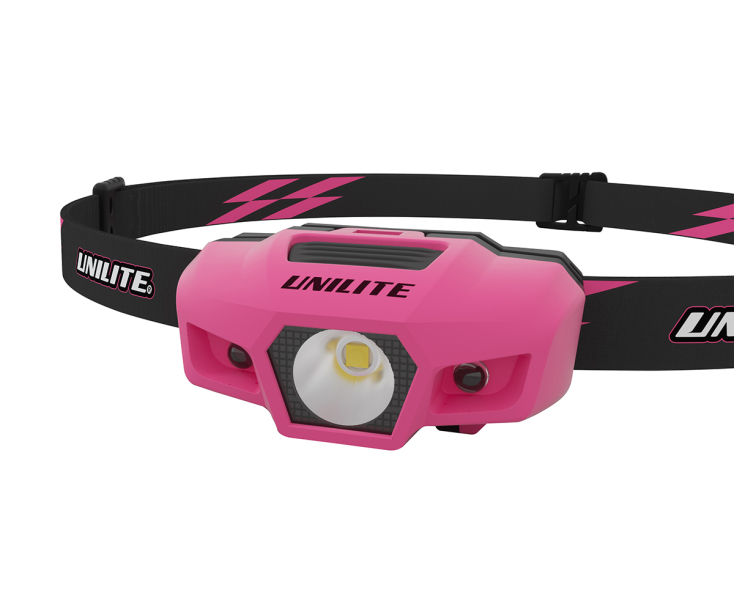 Фонарь налобный спортивный UNILITE SPORT-H1 розовый