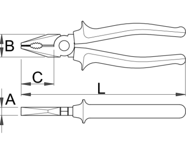 Пассатижи универсальные Unior BI - 405/1BI 607869