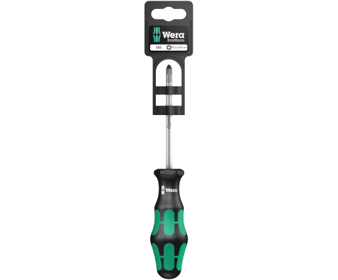 Отвертка Pozidriv Wera Kraftform 355 PZ WE-100056 PZ 1 х 80 крестовая