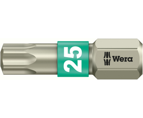 Насадка Wera 3867/1 TS TORX WE-071036 TX 27 х 25 мм нержавеющая сталь (10 шт)