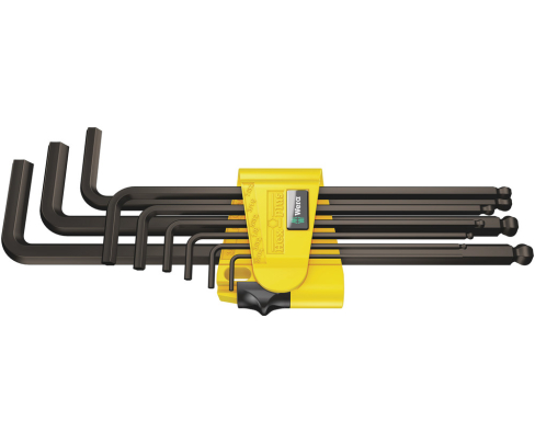 Набор Г-образных ключей, дюймовых Wera 950 PKL/9 SZ N BlackLaser WE-022171 (10 шт)