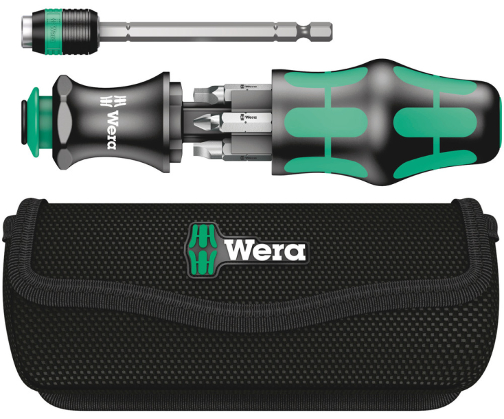 Kraftform Kompakt 26 Набор насадок (SL, PH, #) с сумкой, Wera WE-051025