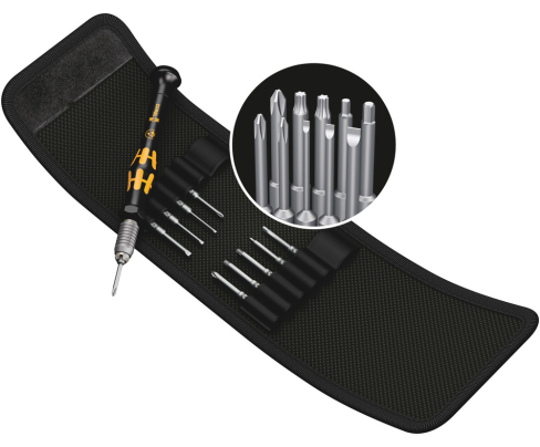 Набор отверток PH TORX SL HEX Wera Kraftform Kompakt Micro-Set ESD/11 SB WE-073670