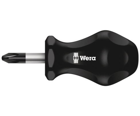 Короткая отвертка/отвертка для карбюратора Wera для винтов Pozidriv, PZ 02 / 25 мм, WE-009335