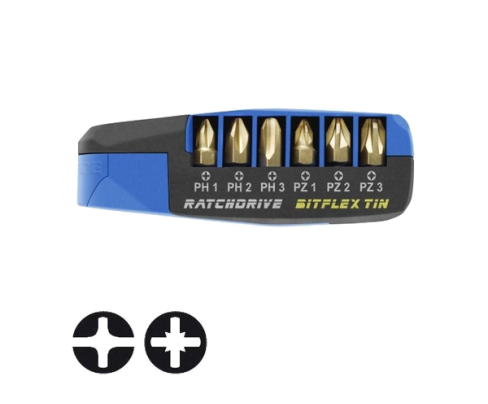 Набор бит Witte RATCHDRIVE 7 25105 7 предметов