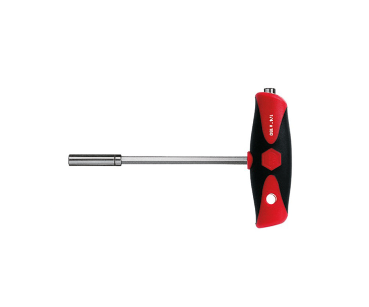 Держатель для бит с Т-образной рукояткой Wiha ComfortGrip 388DS 26179 магнитный