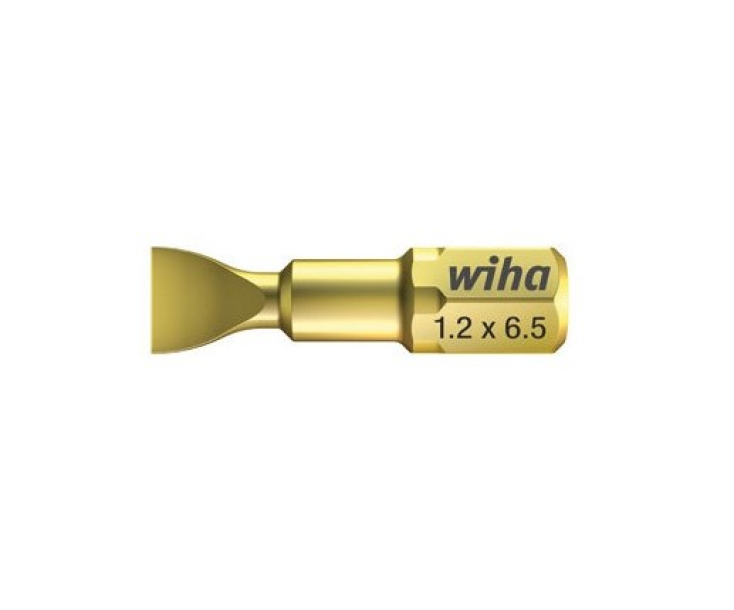 Бита Wiha HOT Torsion шлицевая 7010 HOT 05296 6.5 x 1.2 х 25