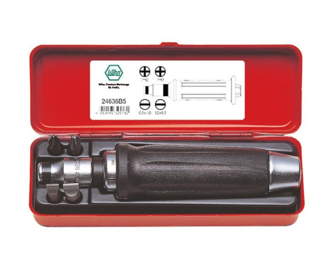 Набор ударных бит с ручным винтовертом 1/2" Wiha 24636 B5 32573,  6 предметов