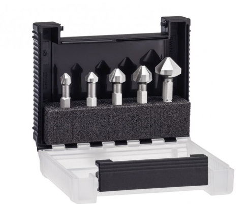 Набор бит-зенкеров конических форма С 6.3 Wiha 79186 B5 28027 5 шт.