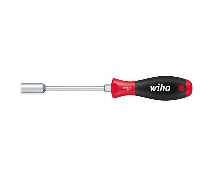 Отвертка Wiha SoftFinish HEX nut 347 01092 7 x 125 торцевая с шестигранником под гаечный ключ