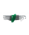 Набор штифтовых ключей Stubby TORX Wiha ProStar SB 366BET SZ13TS 40980 титановое серебро, 13 пр. со сфер. головкой в блистере
