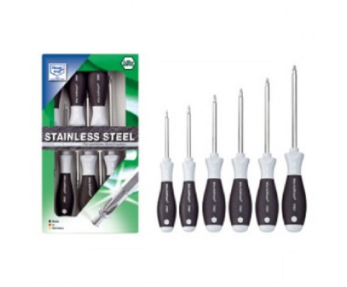 Набор отверток Wiha TORX с шестигранным жалом SoftFinish 376ST K6 SO 32628, 6 шт. из нерж. стали