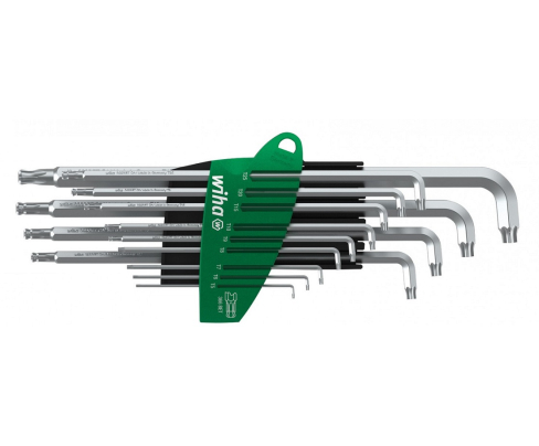 Набор штифтовых ключей TORX со сферической головкой Wiha ProStar 366BET SZ13TS 40979 13 шт. титановое серебро