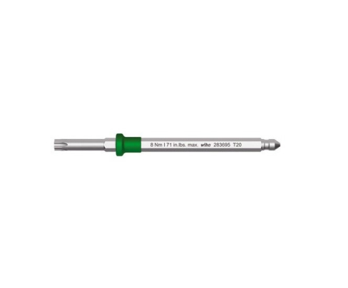 Сменное жало Wiha Torque TORX SB 28369 40549 T6 для отвертки TorqueFix-Key 0,6 Нм в блистере 2 шт.