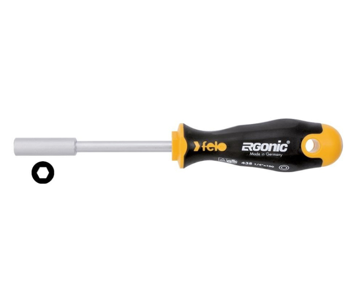Держатель бит магнитный Felo Ergonic 1/4 x 100 мм 43812540
