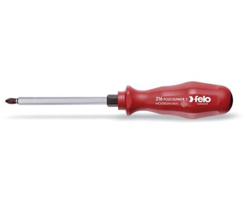 Отвертка Felo profi крестовая Pozidriv серия 200 PZ2 x 100 ударная 21620390