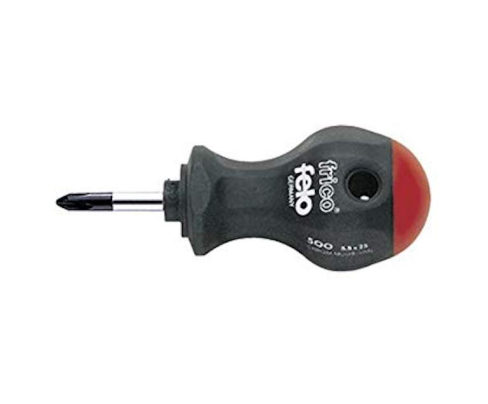 Отвертка крестовая Phillips Felo frico серия 500 PH1 x 25 50201010 короткая
