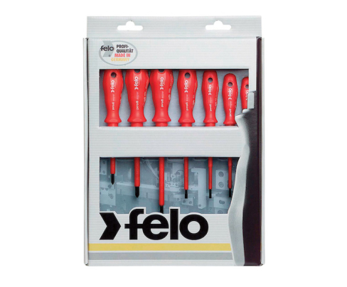 Набор диэлектрических  отверток Felo Super profi SL PH PZ 7 предметов 61397497