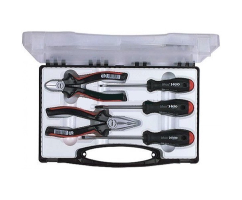 Инструментальный набор отверток frico SL PH и шарнирно-губцевого инструмента Felo 5 предметов 50095116