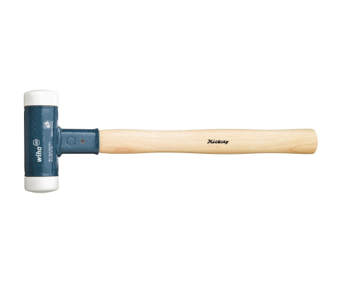 Молоток Wiha без отдачи с деревянной ручкой 8001 39012 с белой головкой 385 мм
