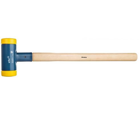 Кувалда Wiha без отдачи с деревянной ручкой 800 02091 с желтой головкой 1000 мм