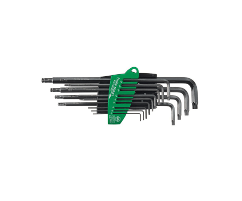 Набор штифтовых ключей TORX Wiha ProStar 366BE SZ13 33751 со сферической головкой, 13 пр.