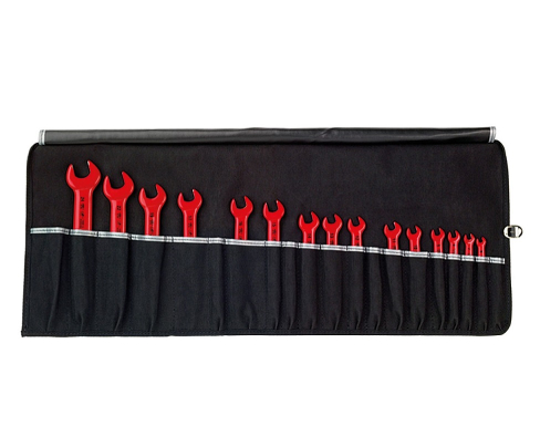 Профессиональный набор изолированных рожковых гаечных ключей Wiha 5590N T15 33179, 15 предметов