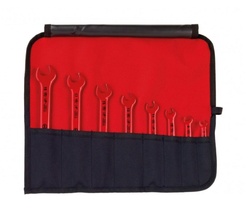 Профессиональный набор изолированных рожковых гаечных ключей Wiha 5590N T8 33180, 8 предметов