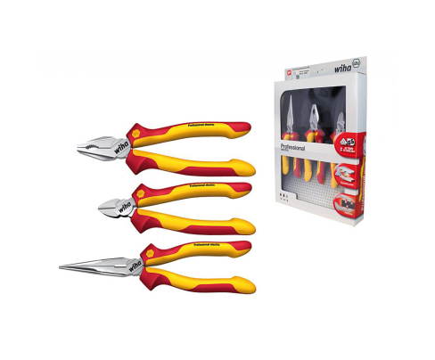 Профессиональный набор шарнирно-губцевого инструмента Wiha Professional electric Z 99 0 001 06 26852, 3 предмета