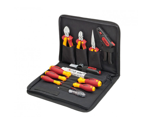 Профессиональный набор инструментов для электриков Wiha 9300-025 36389, 12 предметов