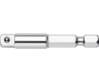 Адаптер-переходник для бит C6,3 квадрат 1/4"-шестигранник 1/4" с шариковым фиксатором PB Swiss Tools PB 454.