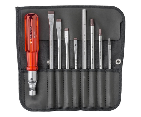 Набор с комбинированными жалами SL HEX серии PB 225 PB Swiss Tools PB 225 9 пр.